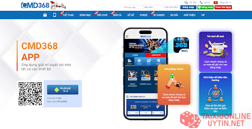 Cách tải app CMD368 mới nhất cho di động thế nào